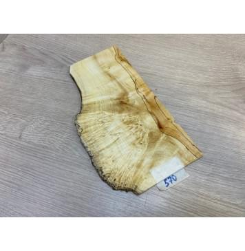 Клён Американский Каповый заготовка накладки на головку грифа Смешанный АА 6х110-150х260 мм-3