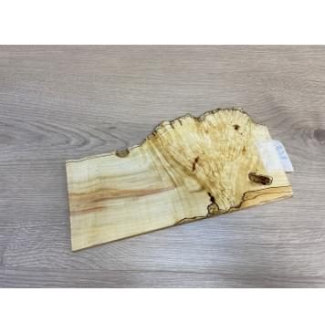 Клён Американский Каповый заготовка накладки на головку грифа Смешанный АА 6х110-145х250 мм-3