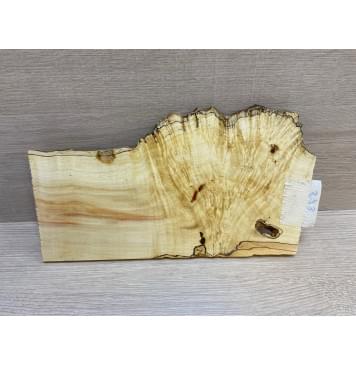 Клён Американский Каповый заготовка накладки на головку грифа Смешанный АА 6х110-145х250 мм-1