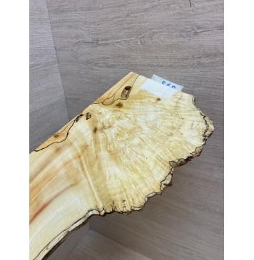 Клён Американский Каповый заготовка накладки на головку грифа Смешанный АА 6х110-145х250 мм-5