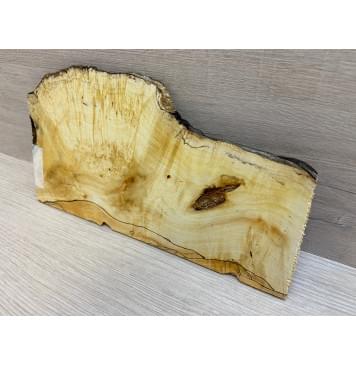 Клён Американский Каповый заготовка накладки на головку грифа Смешанный АА 6.5х107-150х260 мм-3