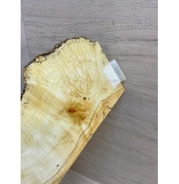 Клён Американский Каповый заготовка накладки на головку грифа Смешанный АА 6.5х107-150х260 мм-5