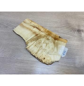 Клён Американский Каповый заготовка накладки на головку грифа Смешанный АА 7х110-150х250 мм-0