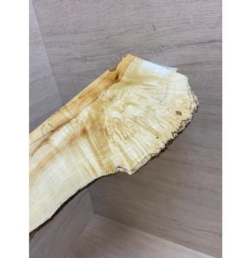 Клён Американский Каповый заготовка накладки на головку грифа Смешанный АА 7х110-150х250 мм-4