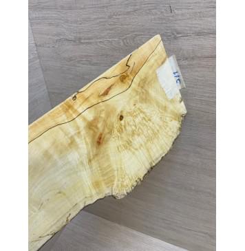 Клён Американский Каповый заготовка накладки на головку грифа Смешанный АА 4х110-148х260 мм-2