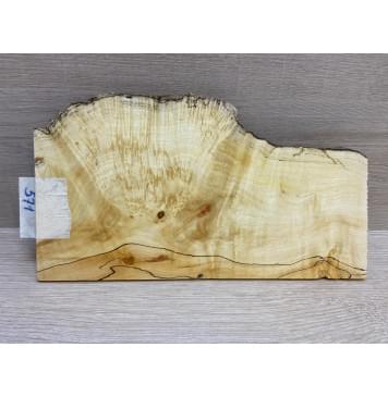 Клён Американский Каповый заготовка накладки на головку грифа Смешанный АА 4х110-148х260 мм-4