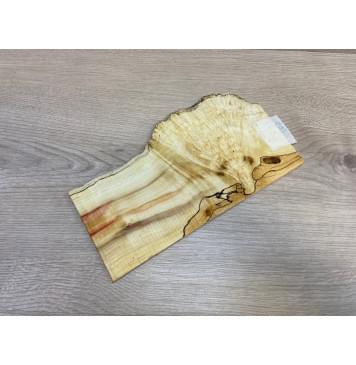 Клён Американский Каповый заготовка накладки на головку грифа Смешанный АА 5х110-148х250 мм-1