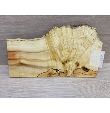 Клён Американский Каповый заготовка накладки на головку грифа Смешанный АА 5х110-148х250 мм-2