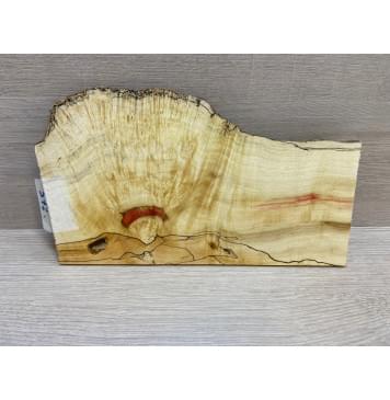 Клён Американский Каповый заготовка накладки на головку грифа Смешанный АА 5х110-148х250 мм-3