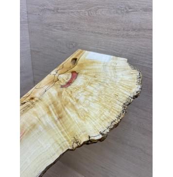 Клён Американский Каповый заготовка накладки на головку грифа Смешанный АА 5х110-148х250 мм-4