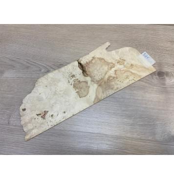 Клён Американский Каповый заготовка накладки на головку грифа Смешанный ААА Волна ААА 2х140х370 мм-0