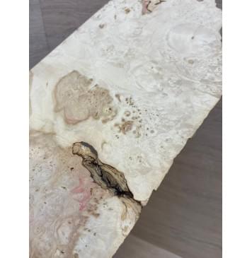 Клён Американский Каповый заготовка накладки на головку грифа Смешанный ААА Волна ААА 2х140х370 мм-5