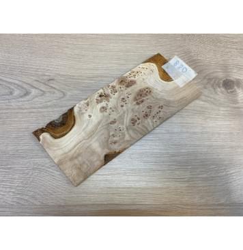 Карагач Кап заготовка накладки на головку грифа Смешанный ААА 7х97х220 мм-1