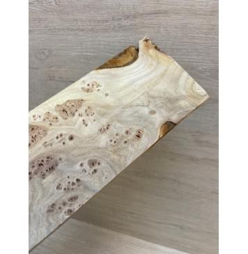 Карагач Кап заготовка накладки на головку грифа Смешанный ААА 7х97х220 мм-4