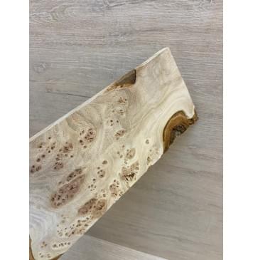 Карагач Кап заготовка накладки на головку грифа Смешанный ААА 7х97х220 мм-5