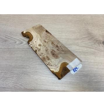 Карагач Кап заготовка накладки на головку грифа Смешанный ААА 7х97х220 мм-0