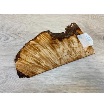 Ольха Кап заготовка накладки на головку грифа Смешанный АА 5х72-95х210 мм-3