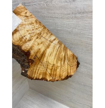 Ольха Кап заготовка накладки на головку грифа Смешанный АА 5х72-95х210 мм-6