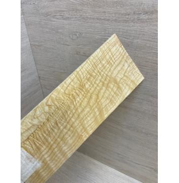 Ясень Белый Волнистый заготовка накладки на головку грифа Смешанный ААА Волна ААА 4х92х235 мм-2