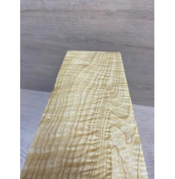 Ясень Белый Волнистый заготовка накладки на головку грифа Смешанный ААА Волна ААА 4х92х235 мм-4