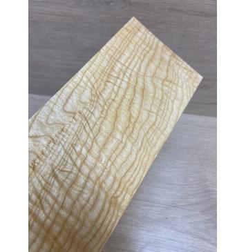 Ясень Белый Волнистый заготовка накладки на головку грифа Смешанный ААА Волна ААА 4х92х235 мм-6