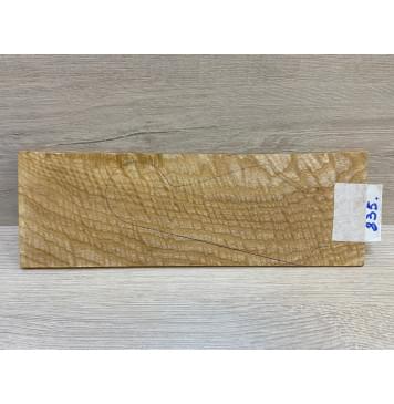 Ясень Белый Волнистый заготовка накладки на головку грифа Смешанный ААА Волна ААА 4.5х90х270 мм-4