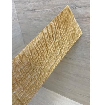 Ясень Белый Волнистый заготовка накладки на головку грифа Смешанный ААА Волна ААА 4.5х90х270 мм-6