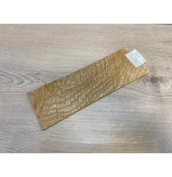 Ясень Белый Волнистый заготовка накладки на головку грифа Смешанный ААА Волна ААА 3х90х270 мм-3