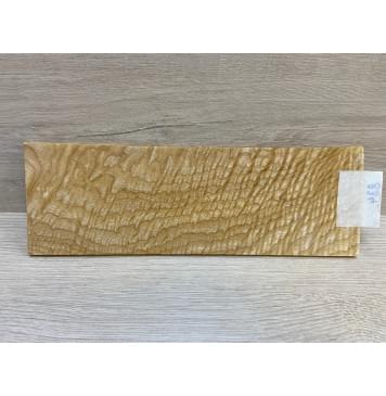 Ясень Белый Волнистый заготовка накладки на головку грифа Смешанный ААА Волна ААА 3х90х270 мм-0