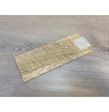 Ясень Белый Волнистый заготовка накладки на головку грифа Смешанный ААА Волна ААА 4х92х235 мм-3