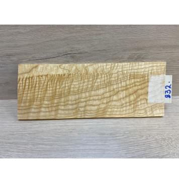Ясень Белый Волнистый заготовка накладки на головку грифа Смешанный ААА Волна ААА 4х92х235 мм-4