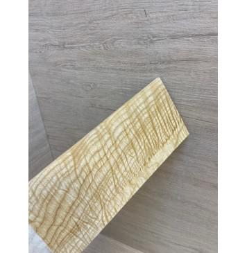 Ясень Белый Волнистый заготовка накладки на головку грифа Смешанный ААА Волна ААА 4х92х235 мм-5