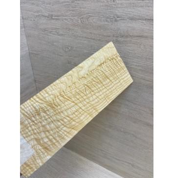 Ясень Белый Волнистый заготовка накладки на головку грифа Смешанный ААА Волна ААА 4х92х235 мм-6