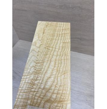 Ясень Белый Волнистый заготовка накладки на головку грифа Смешанный ААА Волна ААА 4х92х235 мм-7