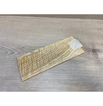 Ясень Белый Волнистый заготовка накладки на головку грифа Смешанный ААА Волна ААА 4.5х90х245 мм-3