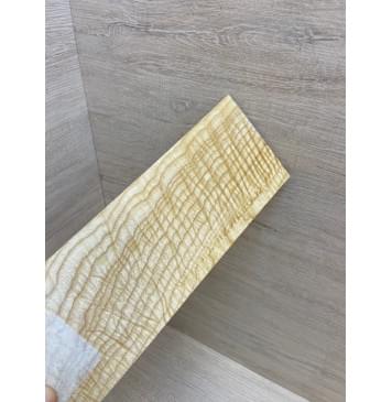 Ясень Белый Волнистый заготовка накладки на головку грифа Смешанный ААА Волна ААА 4.5х90х245 мм-5