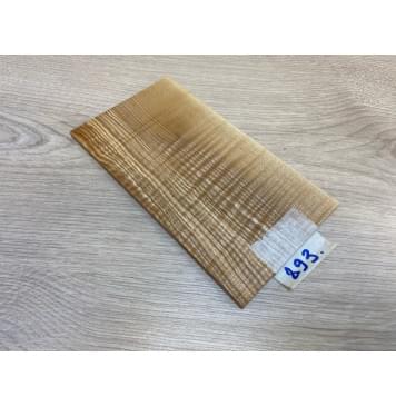 Ясень Оливковый Волнистый заготовка накладки на головку грифа Радиал ААА Волна АА 4.5х105хх180 мм-3