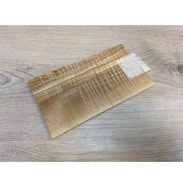 Ясень Оливковый Волнистый заготовка накладки на головку грифа Радиал ААА Волна АА 4.5х105хх180 мм-2