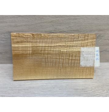 Ясень Оливковый Волнистый заготовка накладки на головку грифа Радиал ААА Волна АА 4.5х105хх180 мм-4