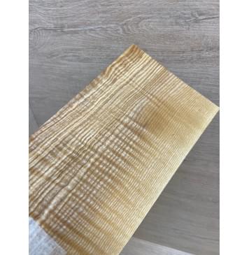 Ясень Оливковый Волнистый заготовка накладки на головку грифа Радиал ААА Волна АА 4.5х105хх180 мм-5