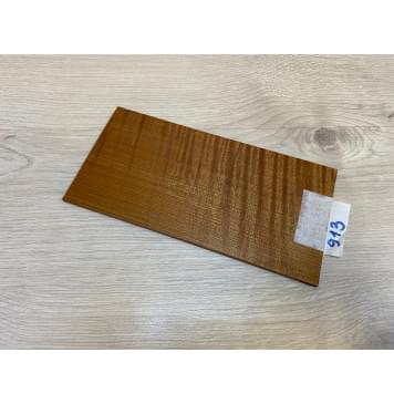 Клён Волнистый Печёный 180 гр заготовка накладки на головку грифа Радиал ААА Волна АА 4х102х200мм-3