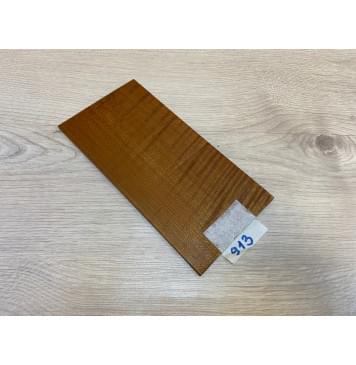 Клён Волнистый Печёный 180 гр заготовка накладки на головку грифа Радиал ААА Волна АА 4х102х200мм-5