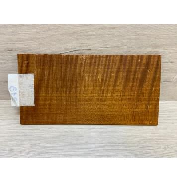 Клён Волнистый Печёный 180 гр заготовка накладки на головку грифа Радиал ААА Волна АА 4х102х200мм-6