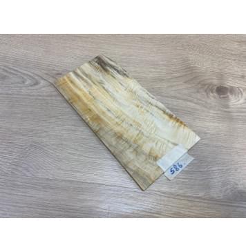 Тополь Болотный Волнистый заготовка накладки на головку грифа Смешанный ААА Волна АА 6х114х220 мм-2