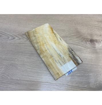 Тополь Болотный Волнистый заготовка накладки на головку грифа Смешанный ААА Волна АА 6х114х220 мм-2