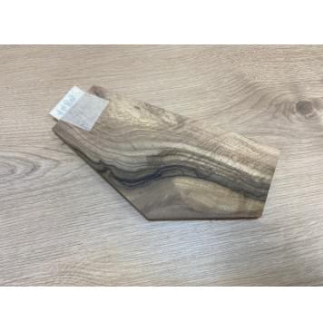 Орех Грецкий заготовка накладки на головку грифа Смешанный АА 8.5х207-80х230 мм-2