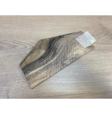 Орех Грецкий заготовка накладки на головку грифа Смешанный АА 8.5х207-80х230 мм-3