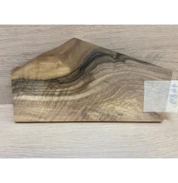 Орех Грецкий заготовка накладки на головку грифа Смешанный АА 8.5х207-80х230 мм-6