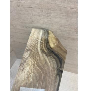 Орех Грецкий заготовка накладки на головку грифа Смешанный АА 8.5х207-80х230 мм-8