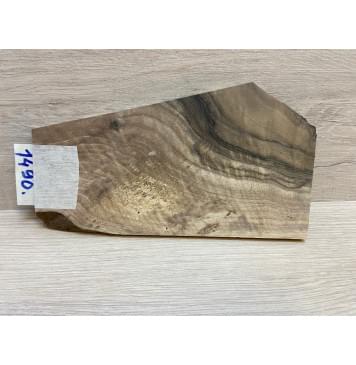 Орех Грецкий заготовка накладки на головку грифа Смешанный АА 8х115-75х205 мм-6